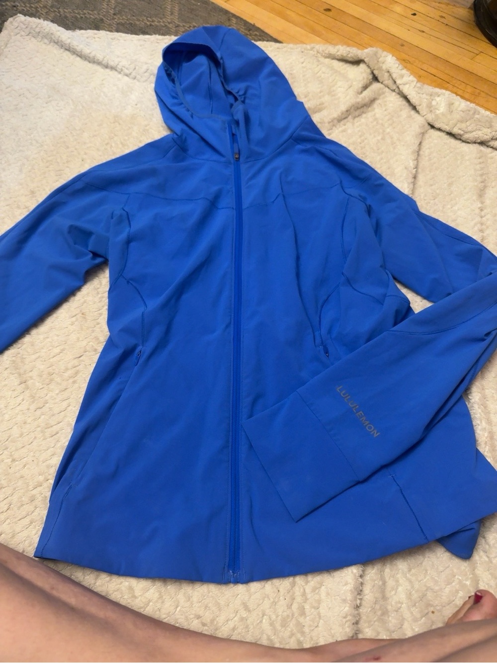 lululemon athletica Electric Blue Hooded Utility Jacket